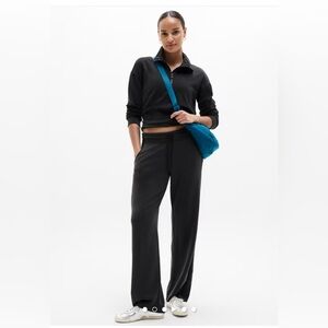 Athleta Seasoft Quarter Zip Pullover Sweatshirt Sz Small Soft Athleisure